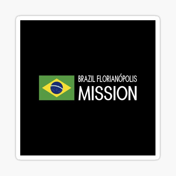 Artikel-Vorschau von Brasilien, Florianópolis Mission (Flagge), designt und verkauft von Jared Davies.