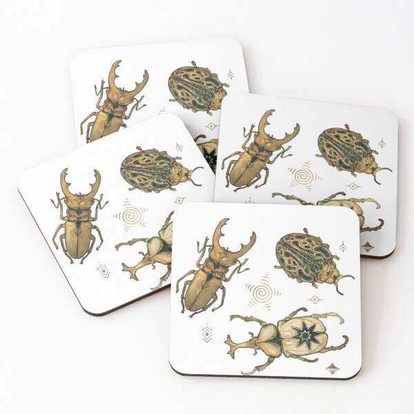 Item preview, Allomyrina Dichotoma Insect Lover Beetle Art Illustration designed and sold by VGAfanatic.