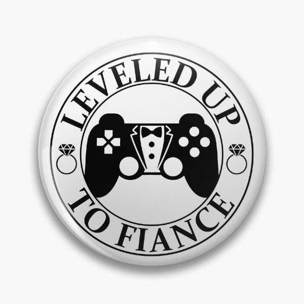 Item preview, Leveled Up To Fiance Funny groom Gamer Engagement Announcement designed and sold by gunaone-design.