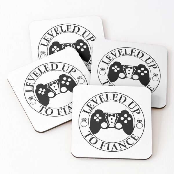 Item preview, Leveled Up To Fiance Funny groom Gamer Engagement Announcement designed and sold by gunaone-design.