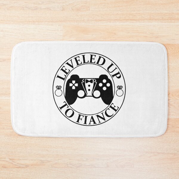 Item preview, Leveled Up To Fiance Funny groom Gamer Engagement Announcement designed and sold by gunaone-design.