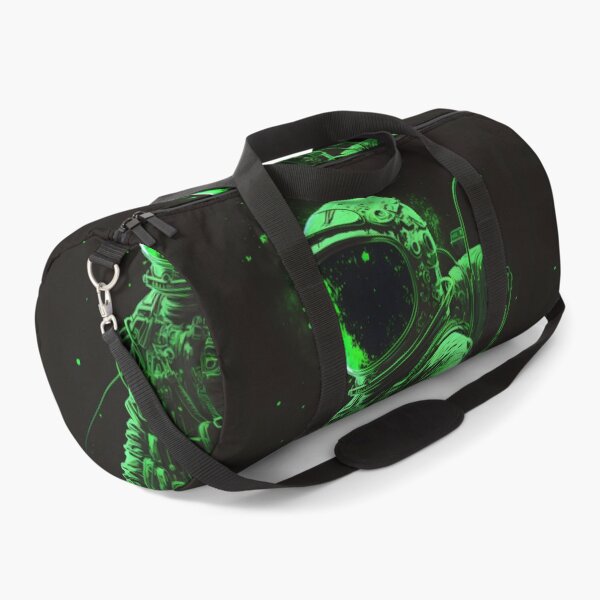 Item preview, Neon Green Astronaut - Space Art with Dark and Luminous Style designed and sold by Hipatye26.