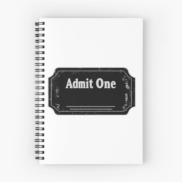 Item preview, Admit One Ticket In Bold Black designed and sold by FWLKIT.