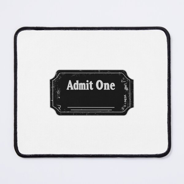 Item preview, Admit One Ticket In Bold Black designed and sold by FWLKIT.
