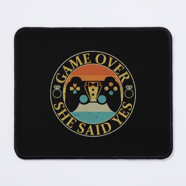 Item preview, Gaming Engagement Gift Game Over She Said Yes designed and sold by gunaone-design.