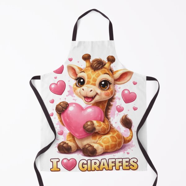 Item preview, Cute Giraffe Love – I Love Giraffes Design designed and sold by Krisekk.