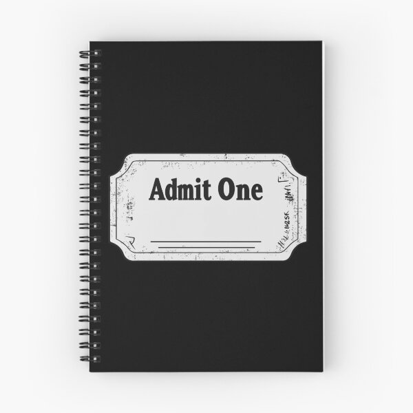 Item preview, Retro Admit One Ticket With Subtle Grunge Texture designed and sold by FWLKIT.
