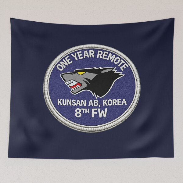 Item preview, I Survived One Year Remote – Kunsan AB Korea Wolfpack 8th FW designed and sold by BB Design Garage.