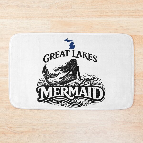 Item preview, Great Lakes Mermaid Michigan designed and sold by FreshWaterWares.