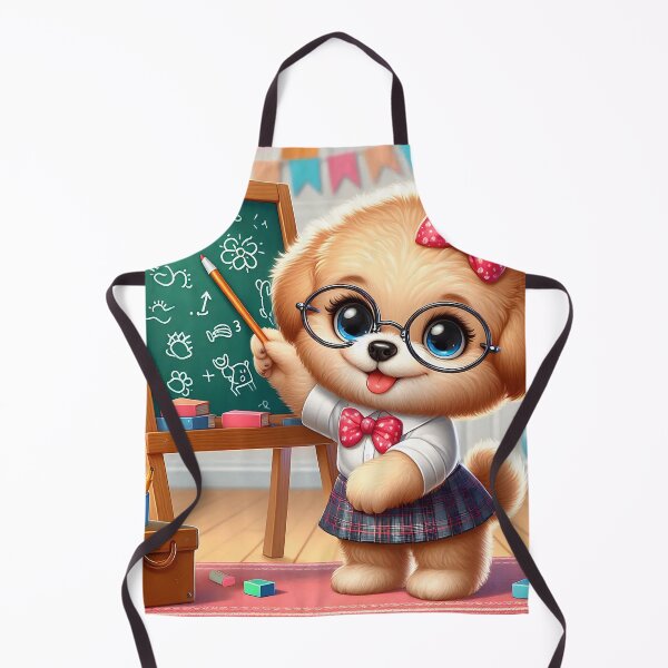 Item preview, Cute Teacher Dog Cartoon designed and sold by CuteThingsWorld.