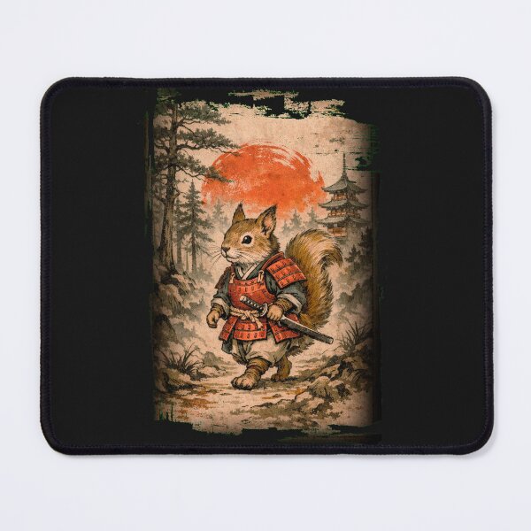 Item preview, Samurai Squirrel Funny gifts for animal lovers designed and sold by erozzz.