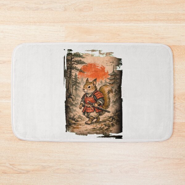 Item preview, Samurai Squirrel Funny gifts for animal lovers designed and sold by erozzz.