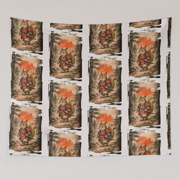Item preview, Samurai Squirrel Funny gifts for animal lovers designed and sold by erozzz.