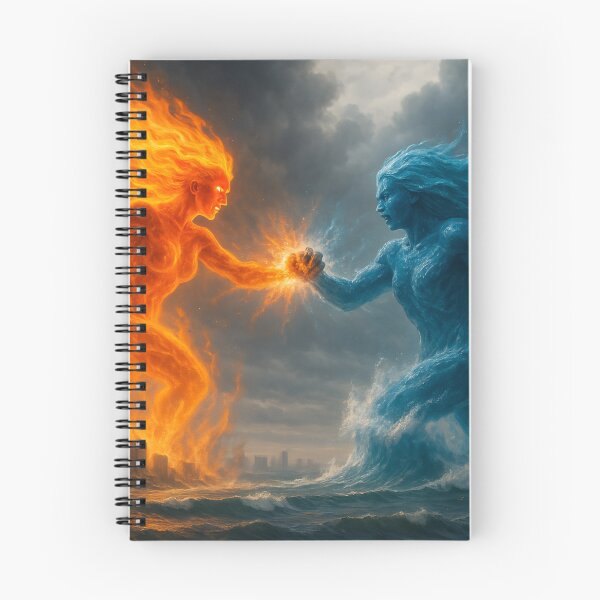Item preview, Fire Woman vs Water Woman designed and sold by fantasyai3.