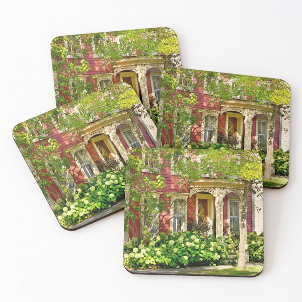 Item preview, House - Cooperstown, NY -  The Little Red Victorian designed and sold by Mike Savad Photography.