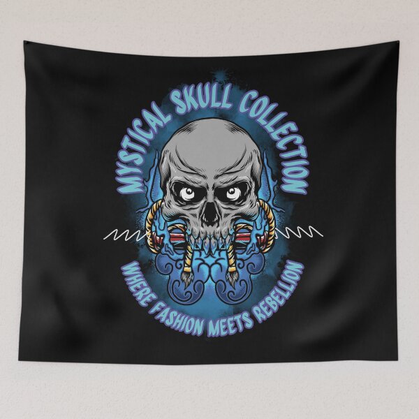 Item preview, Mystical Floral Skull Artistic Gothic Fusion designed and sold by The Design Asset Station.