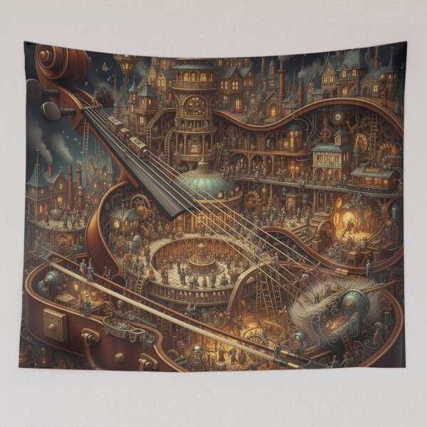Item preview, Vintage Cello Case Metropolis designed and sold by CTRL+ALT+Divine.