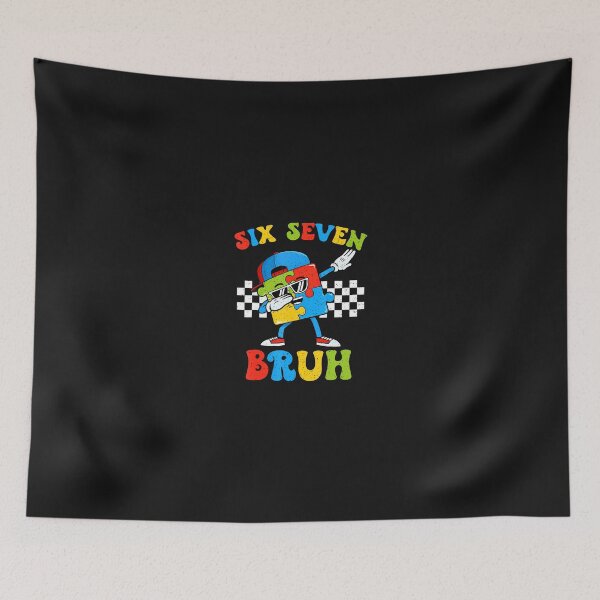 Item preview, Autism Awareness Bruh Six Seven Meme 67 designed and sold by Le7yaStore.