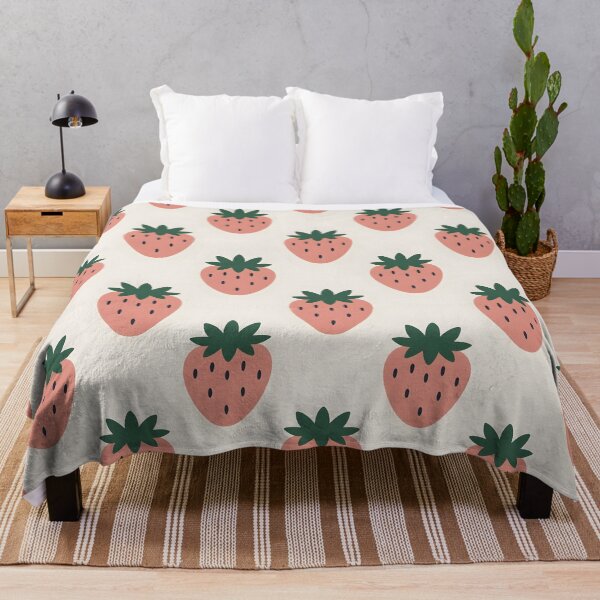 Item preview, Seamless cute boho strawberry design, minimalist art designed and sold by LeedsArtStudio.