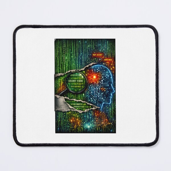 Item preview, Hidden Messages with AI – Cybersecurity Steganography Design designed and sold by Our-redbubble.