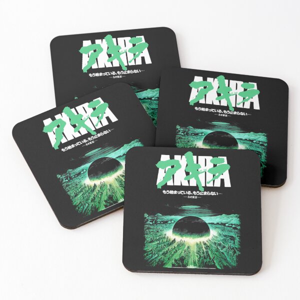 Item preview, Akira Green Japanese Cyberpunk City Explosion T-Shirt  designed and sold by Jitendra-kakade.