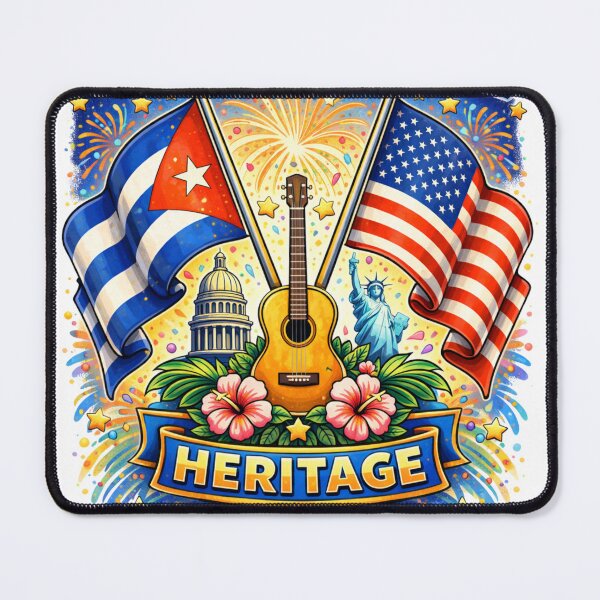 Item preview, Cuban American Heritage Pride – Cuba USA Flag Culture Design designed and sold by Wear Sculpt.
