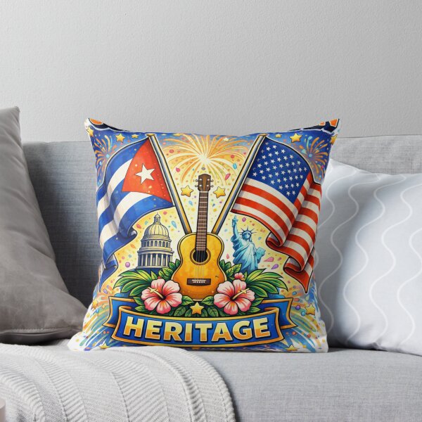 Item preview, Cuban American Heritage Pride – Cuba USA Flag Culture Design designed and sold by Wear Sculpt.