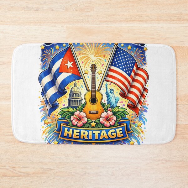 Item preview, Cuban American Heritage Pride – Cuba USA Flag Culture Design designed and sold by Wear Sculpt.