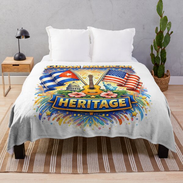 Item preview, Cuban American Heritage Pride – Cuba USA Flag Culture Design designed and sold by Wear Sculpt.