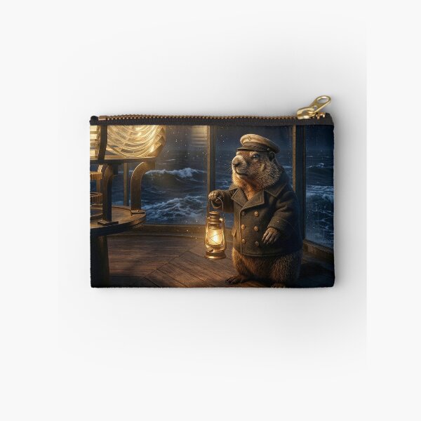 Item preview, Groundhog Lighthouse Keeper on the Job designed and sold by Tridentulus.
