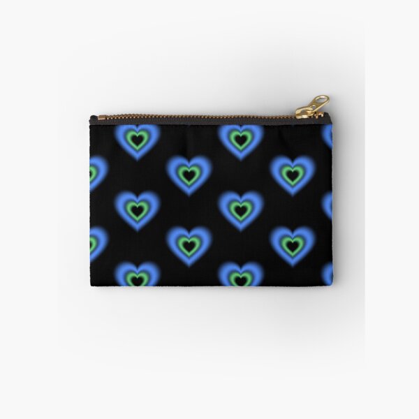 Item preview, Blue and green blurry heart designed and sold by serenebookworm.