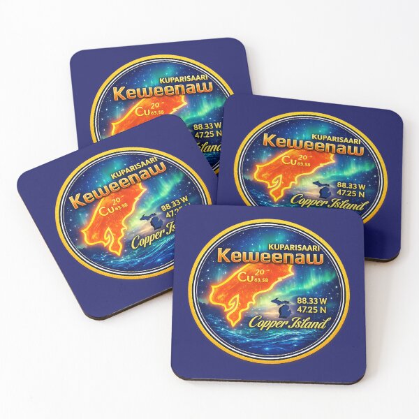 Item preview, Keweenaw Peninsula / Copper Island /Kuparisaari designed and sold by FreshWaterWares.