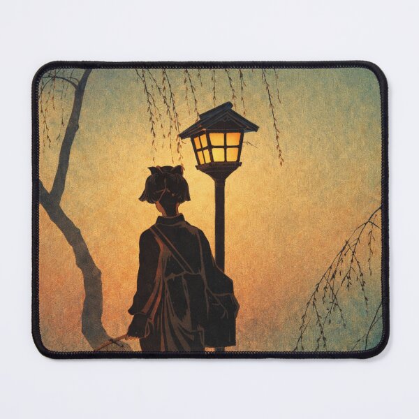 Item preview, Japanese Lantern Night Art Nouveau Geisha Silhouette for Vintage Art Lovers designed and sold by RickE.
