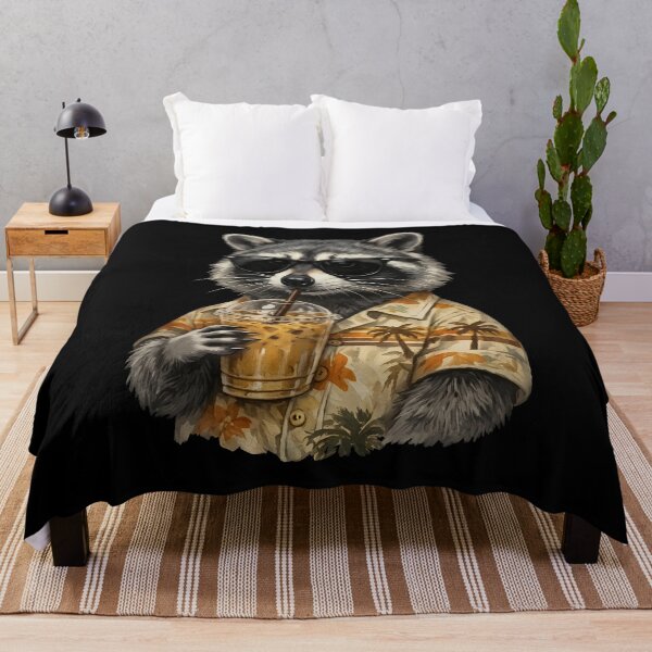 Item preview, Raccoon Iced Coffee Funny Animal Meme - Summer Vibes designed and sold by gunaone-design.