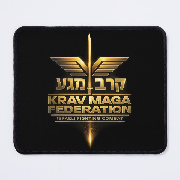 Item preview, Krav Maga Hebrew Logo – Israeli Combat Martial Arts Sword Fighter Design designed and sold by 486DesignCo.
