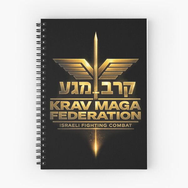 Item preview, Krav Maga Hebrew Logo – Israeli Combat Martial Arts Sword Fighter Design designed and sold by 486DesignCo.