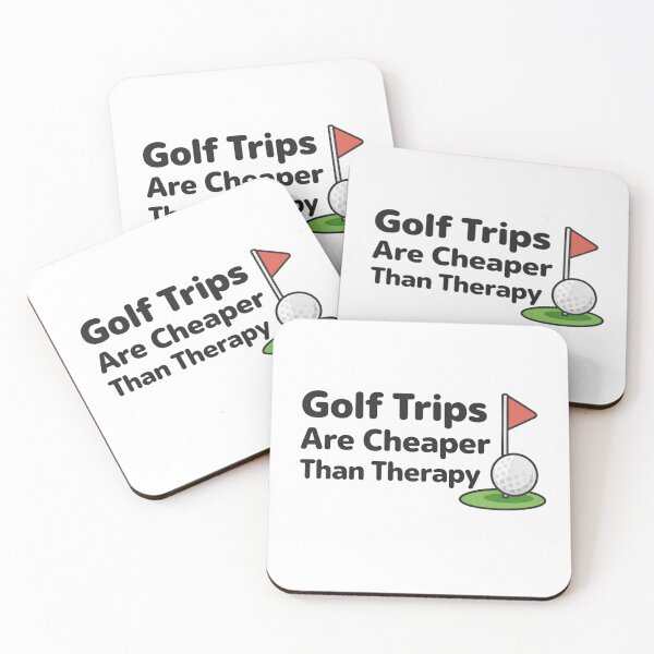 Item preview, Golf Trips Are Cheaper Than Therapy – Funny Golf Humor Design designed and sold by EastEndTownie.