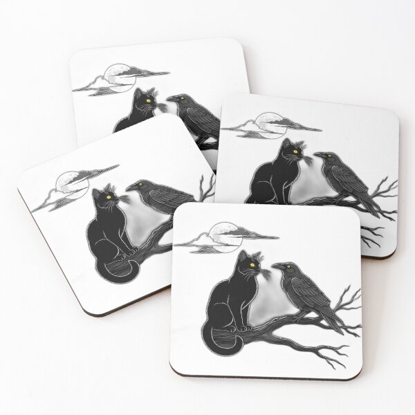 Item preview, Raven and Familiar Crest Scene designed and sold by IllumeInk.