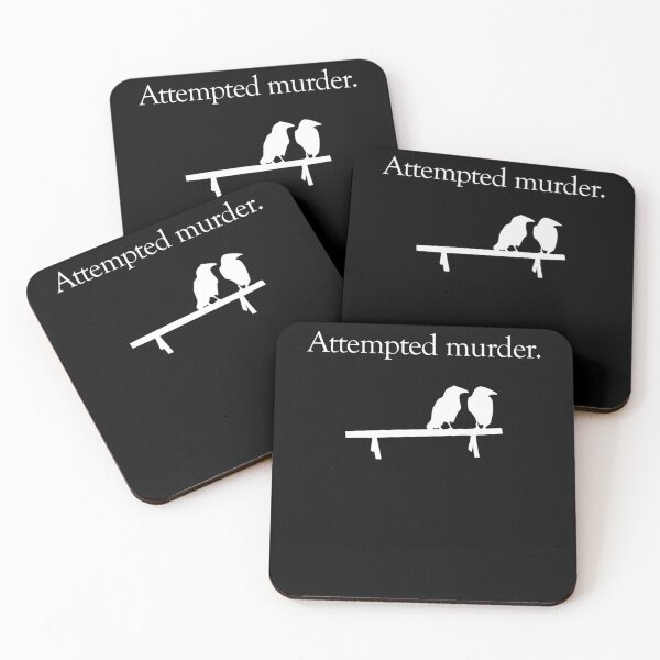 Item preview, Attempted Murder (White design)  designed and sold by Jitendra-kakade.