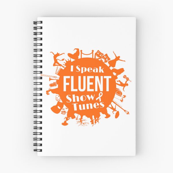 Item preview, Speak Fluent Show Tunes Reimagined - MS Awareness Ribbon Edition designed and sold by Flit & Co..