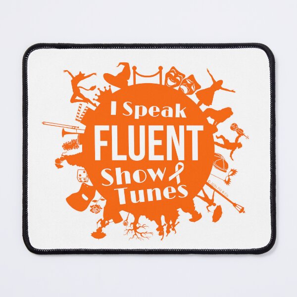 Item preview, Speak Fluent Show Tunes Reimagined - MS Awareness Ribbon Edition designed and sold by Flit & Co..