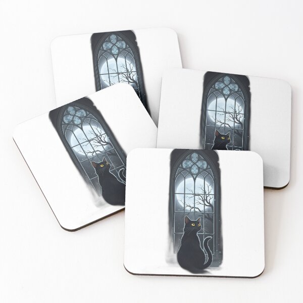 Item preview, Moon Window Library Scene designed and sold by IllumeInk.