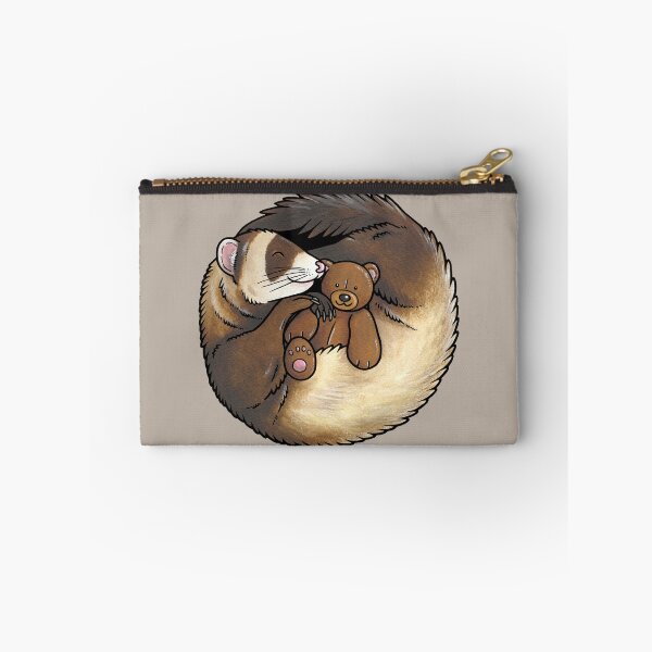Item preview, Sleeping Ferret designed and sold by animalartbyjess.