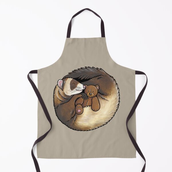 Item preview, Sleeping Ferret designed and sold by animalartbyjess.