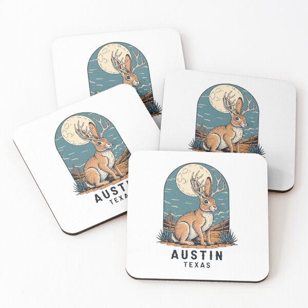 Item preview, Austin Jackalope Vintage Cryptid Logo designed and sold by Pollock.