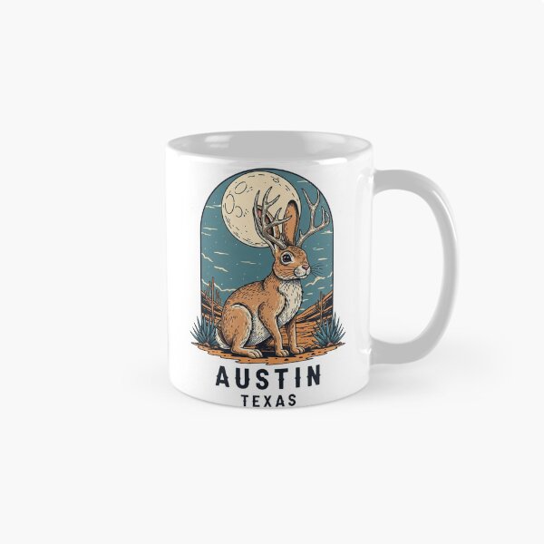 Item preview, Austin Jackalope Vintage Cryptid Logo designed and sold by Pollock.
