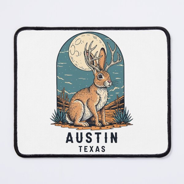 Item preview, Austin Jackalope Vintage Cryptid Logo designed and sold by Pollock.