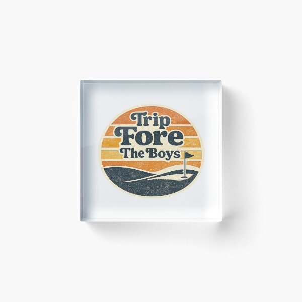 Item preview, Trip Fore The Boys – Retro Golf Sunset Design designed and sold by EastEndTownie.