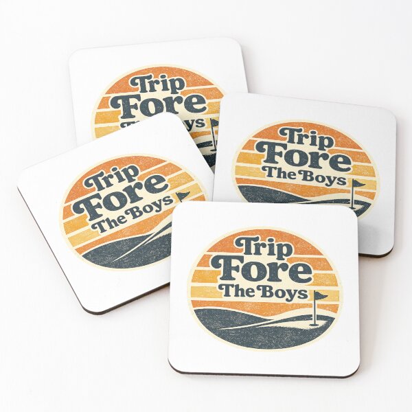 Item preview, Trip Fore The Boys – Retro Golf Sunset Design designed and sold by EastEndTownie.