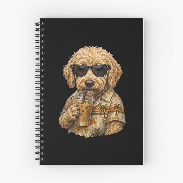 Item preview, Golden Doodle Dog Iced Coffee Funny Animal Meme - Summer Vibes designed and sold by gunaone-design.